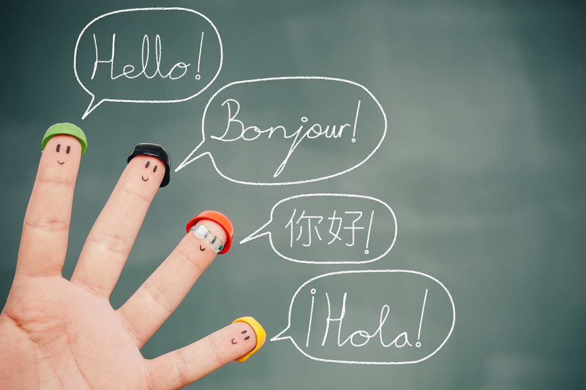 different languages